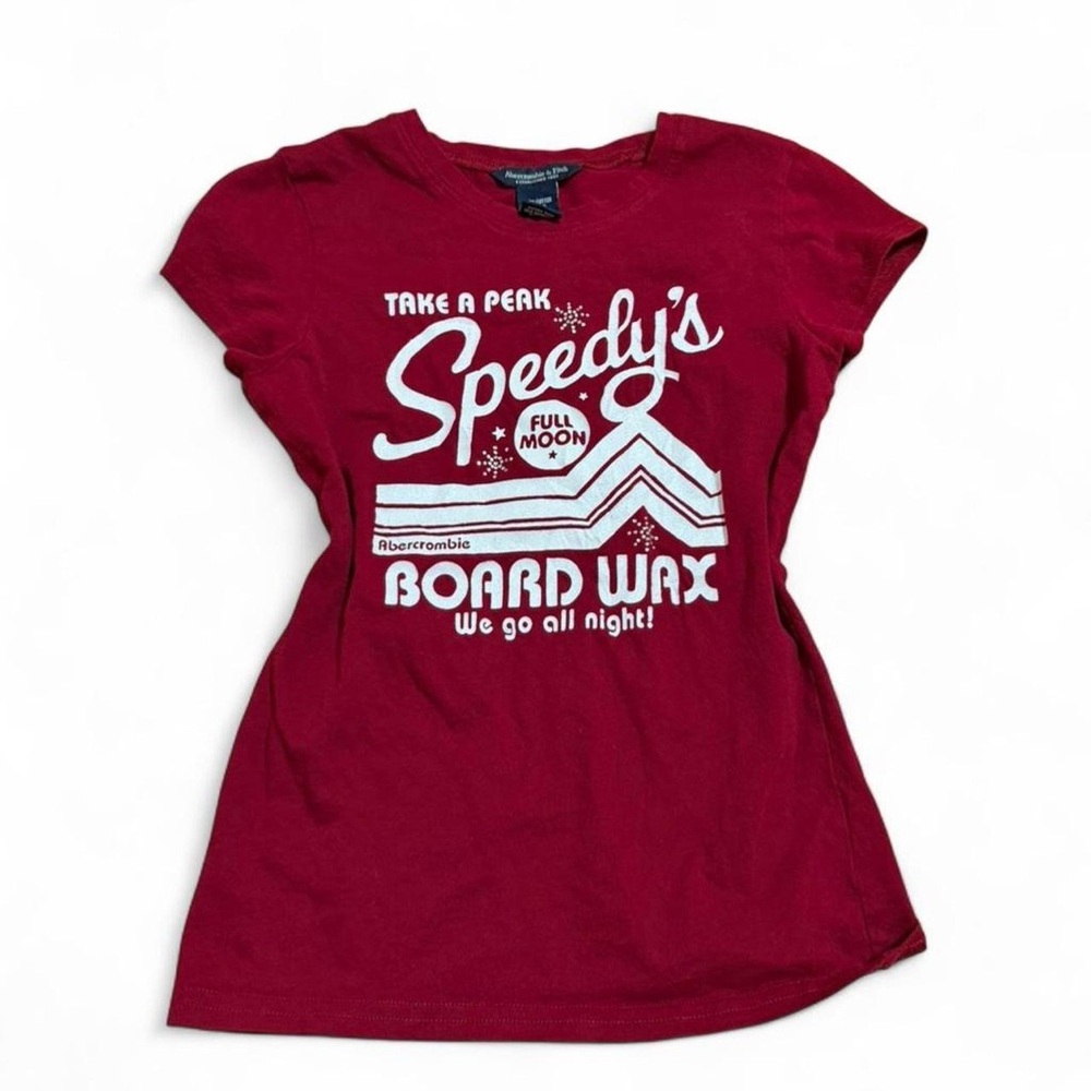 Vintage Y2K Abercrombie Speedy’s Board Wax Graphic Tee M